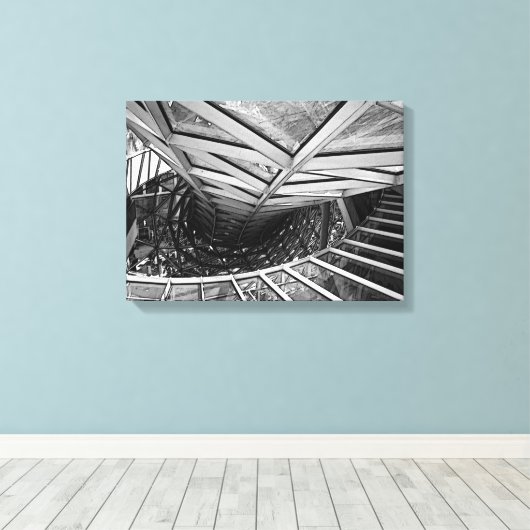 ABSTRACT I CANVAS AFDRUK (Insitu (Houten vloer))
