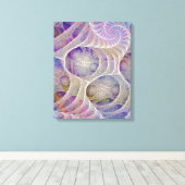 Abstract - IJspaleis - Rechthoekige Canvaskunst Canvas Afdruk (Insitu (Houten vloer))