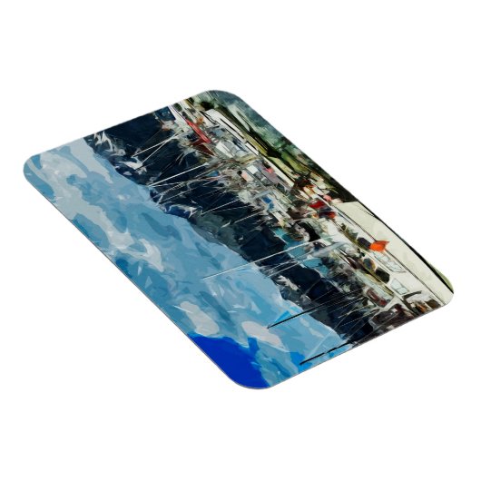 Abstract impressionisme in de omgeving van Alaska Magneet (Rechterzijde)