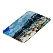 Abstract impressionisme in de omgeving van Alaska Magneet (Linkerzijde)