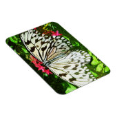 Abstract impressionisme met papieren vlindervlinde magneet (Rechterzijde)