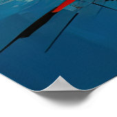 Abstract impressionisme minimalisme 3:2 poster (Hoek)