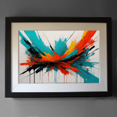 Abstract impressionisme minimalisme 3:2 poster