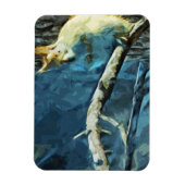 Abstract impressionisme van de Amerikaanse rode ee Magneet (Verticaal)