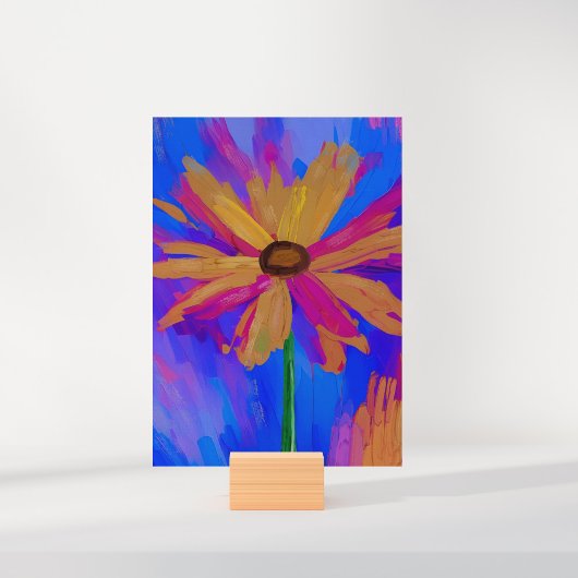 Abstract impressionistisch schilderij Briefkaart