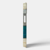 Abstract in Blauw en Bruin Case-Mate iPhone Case (Achterkant / Rechts)