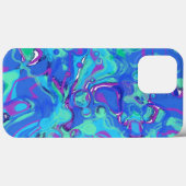 Abstract in Blues, Greens & Purples Case-Mate iPhone Case (Achterkant (horizontaal))