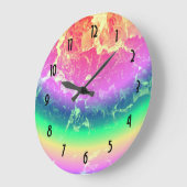 Abstract - in brand met Psychedelische regenboogkl Grote Klok (Hoek)