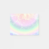 Abstract - in brand met Psychedelische regenboogkl Post-it® Notes (Voorkant)