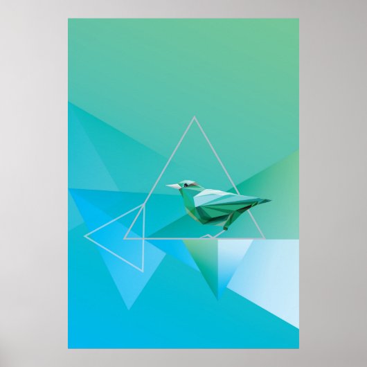 Abstract in de natuur poster (Voorkant)