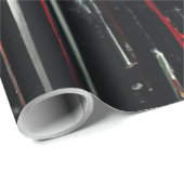 Abstract in donkere kleuren cadeaupapier (Rol Hoek)