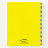 "Abstract in kleur" (Hardcover) spiraal Notitieboe Notitieboek (Achterkant)