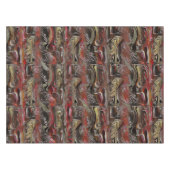 Abstract in mahogany en donkerrood tafelkleed (Voorkant (Horizontaal))