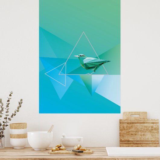 Abstract in Natuur Poster (Keuken)