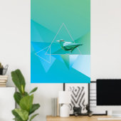 Abstract in Natuur Poster (Thuiskantoor)