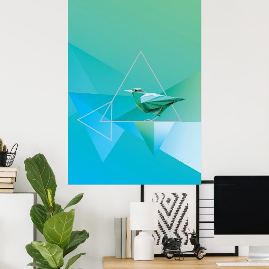 Abstract in Natuur Poster (Thuiskantoor)