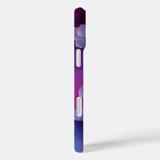 Abstract in paars Case-Mate iPhone case (Achterkant / Rechts)