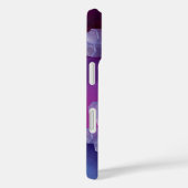 Abstract in paars Case-Mate iPhone case (Achterkant / Rechts)