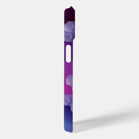 Abstract in paars Case-Mate iPhone case (Achterkant / Rechts)