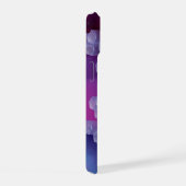Abstract in paars iPhone 15 case (Rechterkant)