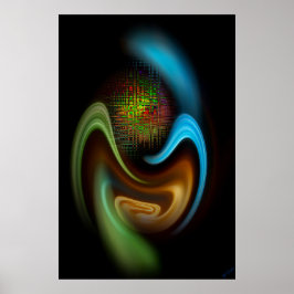 Abstract in perfectie poster