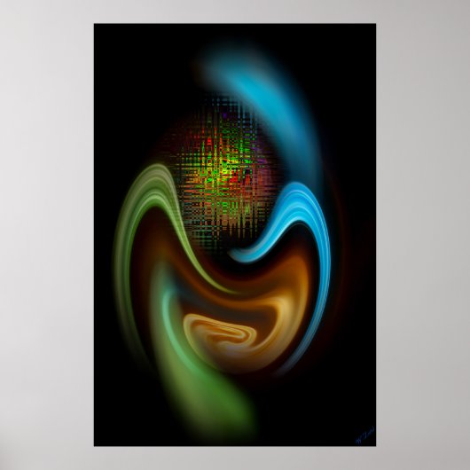 Abstract in perfectie poster (Voorkant)