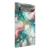 Abstract in Pink, Teal, Blue, and Gold Mini Klembord (Schuin)