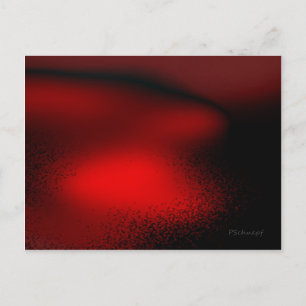 Abstract in rood briefkaart