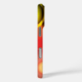 Abstract in rood en geel Case-Mate iPhone case (Achterkant / Rechts)