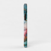 Abstract in roze, turquoise, blauw en goud Case-Mate iPhone case (Achterkant/rechts)