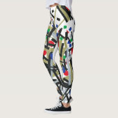 Abstract in tape en briefvormen 1 leggings (Links)