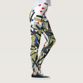 Abstract in tape en briefvormen 1 leggings (Rechts)