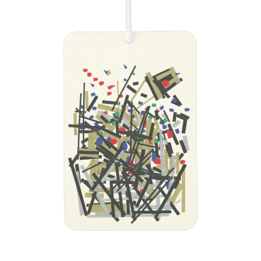 Abstract in tape en briefvormen 1 luchtverfrisser (Voorkant)