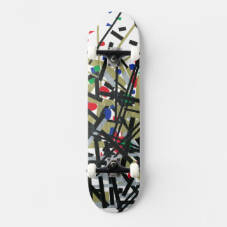 Abstract in tape en briefvormen 1 persoonlijk skateboard