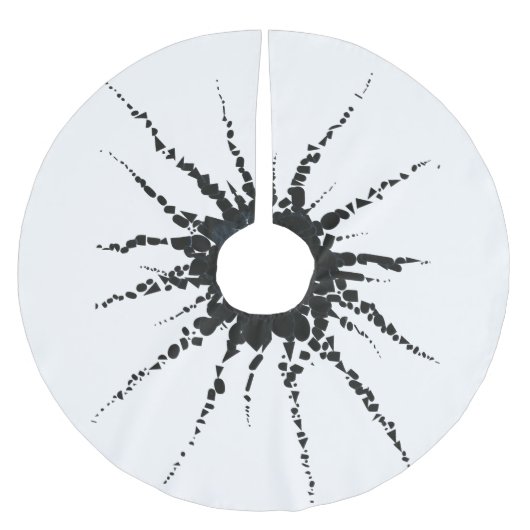 Abstract in tape en briefvormen 3 kerstboom rok (Voorkant)