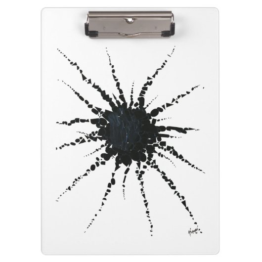 Abstract in tape en briefvormen 3 klembord (Voorkant)