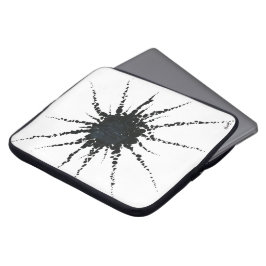 Abstract in tape en briefvormen 3 laptop sleeve