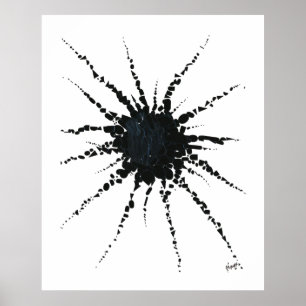 Abstract in tape en briefvormen 3 poster