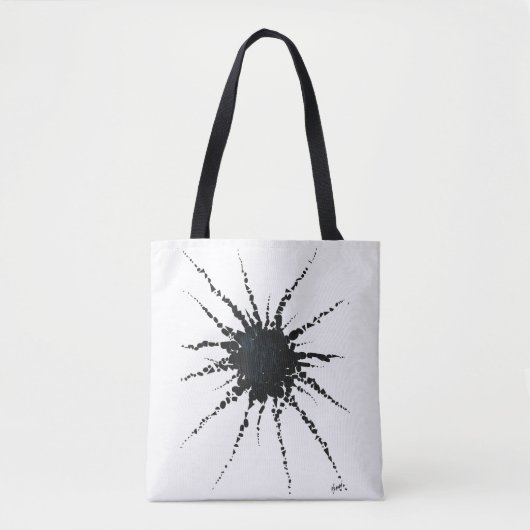Abstract in tape en briefvormen 3 tote bag (Voorkant)