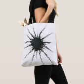 Abstract in tape en briefvormen 3 tote bag (Dichtbij)