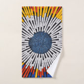 Abstract in tape—Starburst Bad Handdoek (Handdoek)