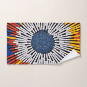 Abstract in tape—Starburst Bad Handdoek (Handdoek)