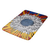 Abstract in tape—Starburst Badmat (Gekanteld)