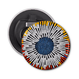 Abstract in tape—Starburst Button Flesopener