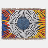 Abstract in tape—Starburst Deken (Voorkant)