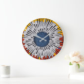 Abstract in tape—Starburst Grote Klok (Huis)