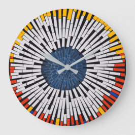 Abstract in tape—Starburst Grote Klok