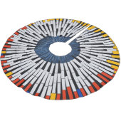 Abstract in tape—Starburst Kerstboom Rok (Gekanteld)