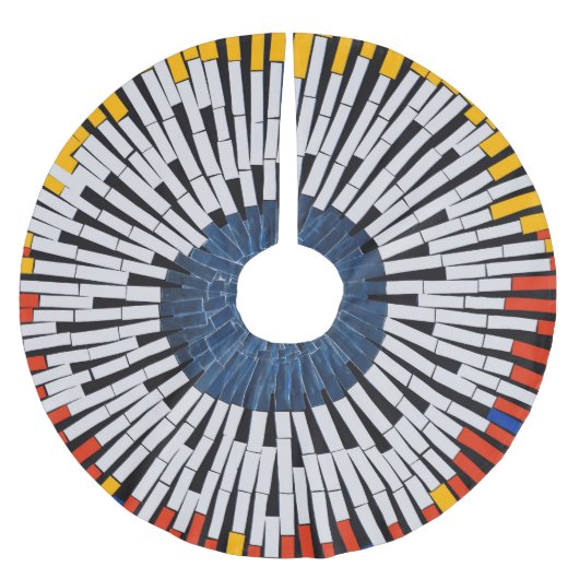 Abstract in tape—Starburst Kerstboom Rok (Voorkant)