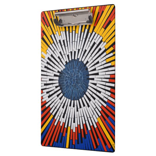 Abstract in tape—Starburst Klembord (Links)